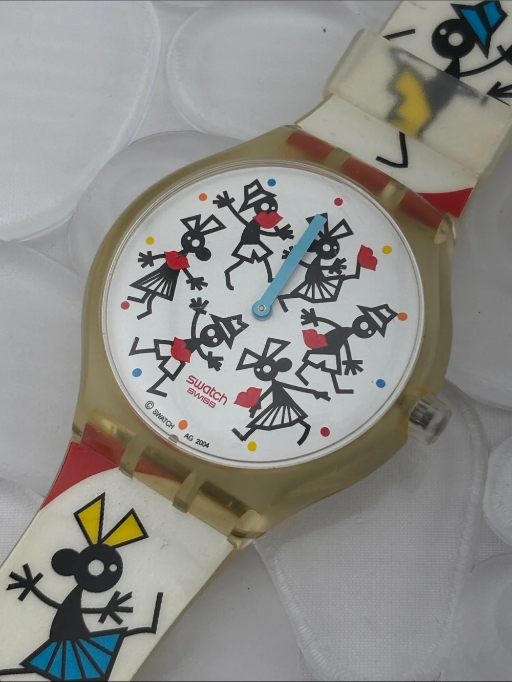 Swatch Watch - STGK104 - TIME FOR A KISS - Club Special 2004